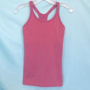 LULULEMON RIBBED RACERBACK TANK PINK